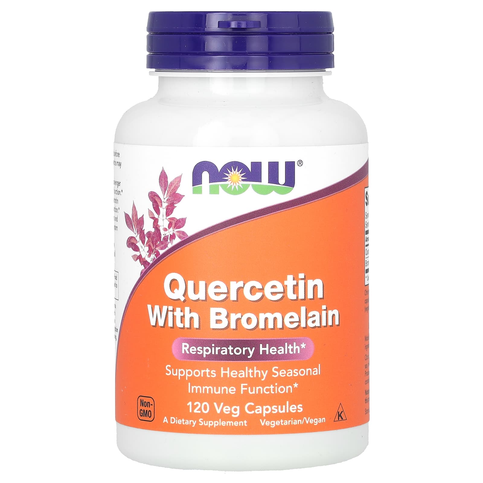 

Quercetin with Bromelain, 120 Veggie Capsules