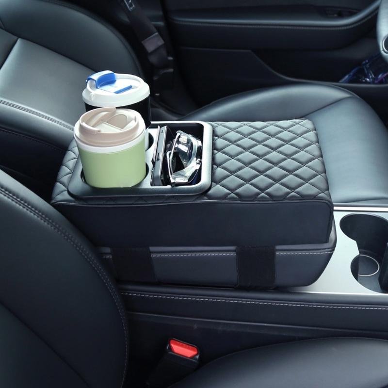 Ergonomic Car Armrest Pad Vehicles Armrest Rise Increases Storage Space & Offer Comfortable Support for Long Drives