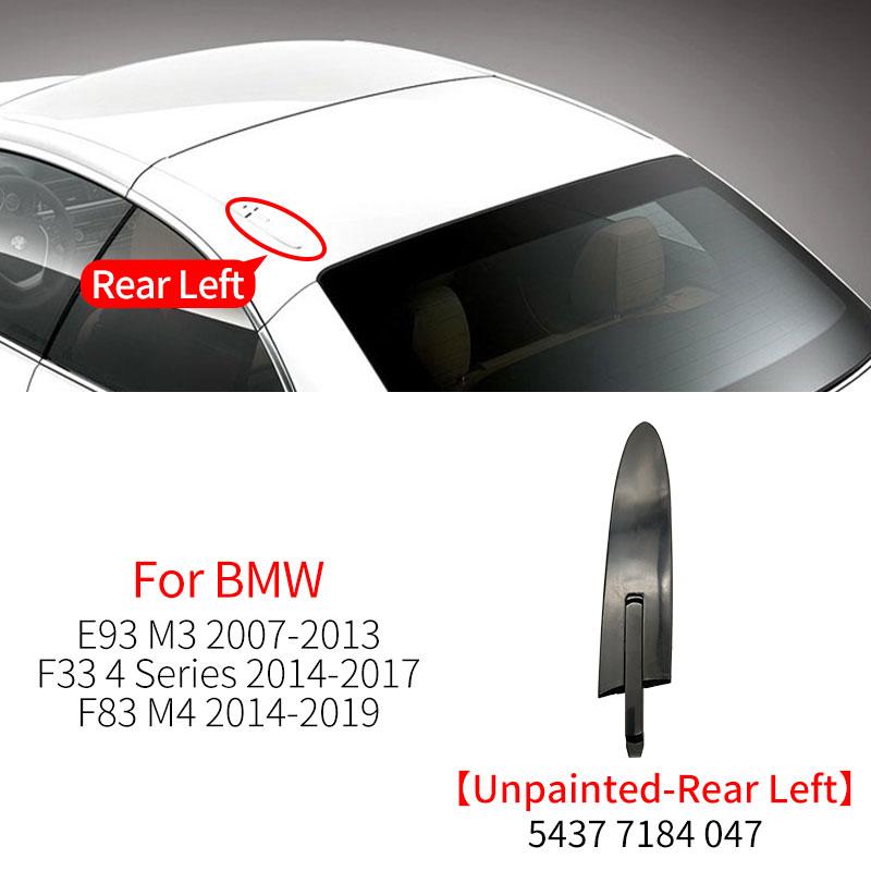For BMW 3 4 Series 430 M3 M4 Convertible Roof Top Decorative Trim Strip Cover Cap Lid Accessory For BMW E93 F33 F83 54377184048