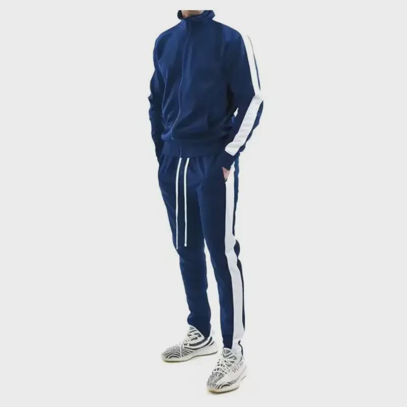 Customizable European and American Autumn/Winter Hooded Sports Suits for Young Men