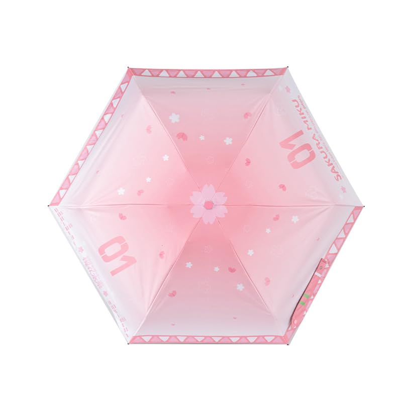 6 Ribs Reverse Folding Hatsune Miku Umbrella One-touch Automatic Opening Closing Sunshade UV Protection Suitable Both Sunny Rainy Weather Includes