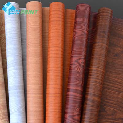 DIY PVC Self Adhesive Wallpaper Wood Grain Furniture Renovation Sticker Waterproof Vinyl for Wooden Desktop Wardrobe Door