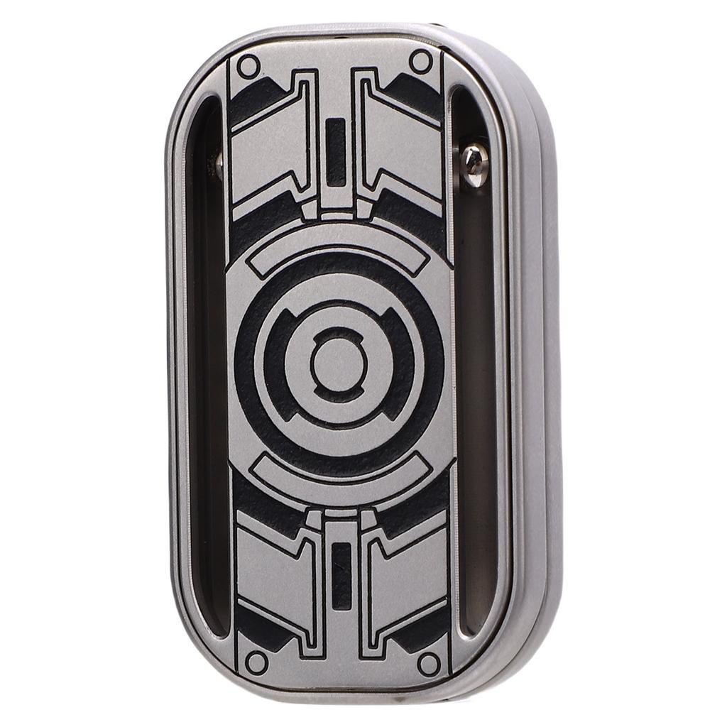 Jouet Carte Métal à Pousser Décompression Soulagement du Stress Poussoir Coulissant Billes en Acier Inoxydable Motif Gravé