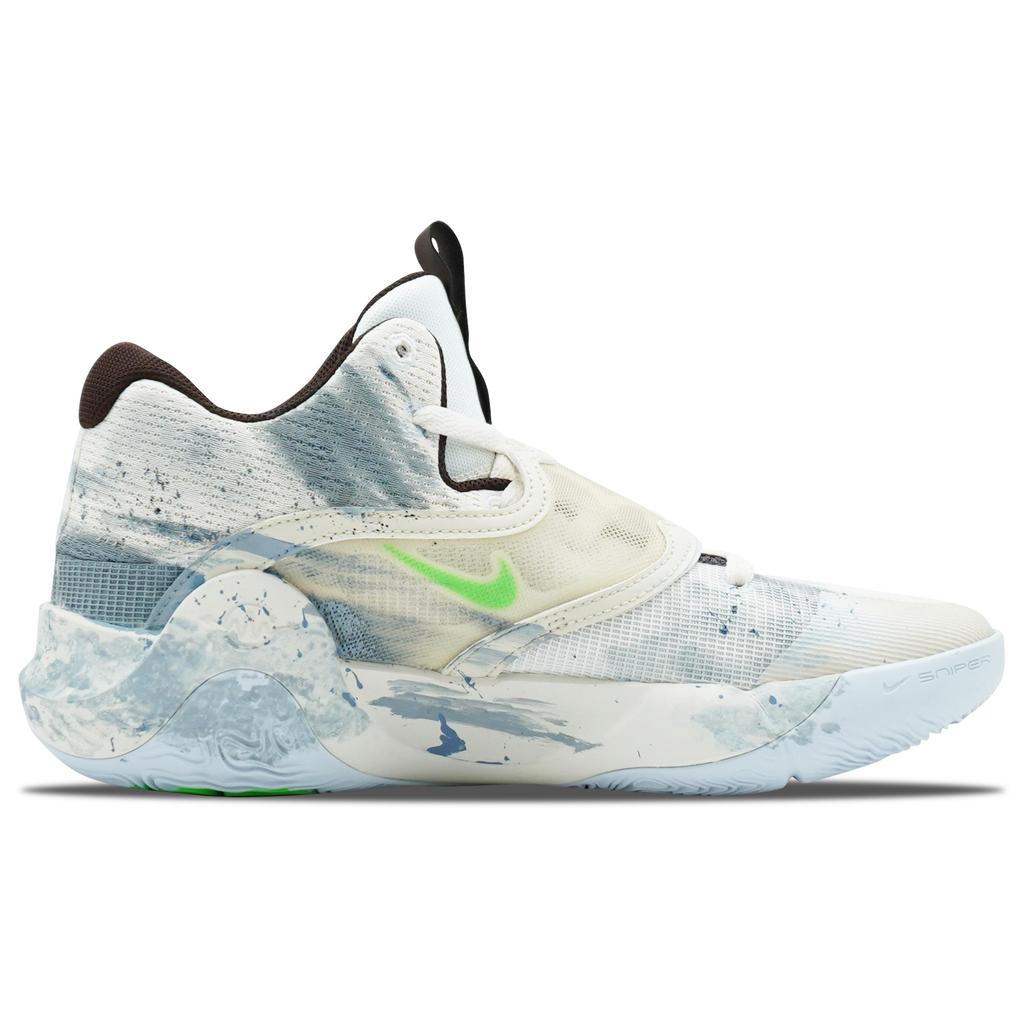 Nike KD Trey 5 X Cushioning Moisture Wicking Low top Basketball Shoes Men's White Gray Green DJ7554-014(Team256-)