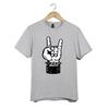Punk Rocker T Shirt Unisex Metal Hand Sign Music Festival Tee Graphic Gift Top