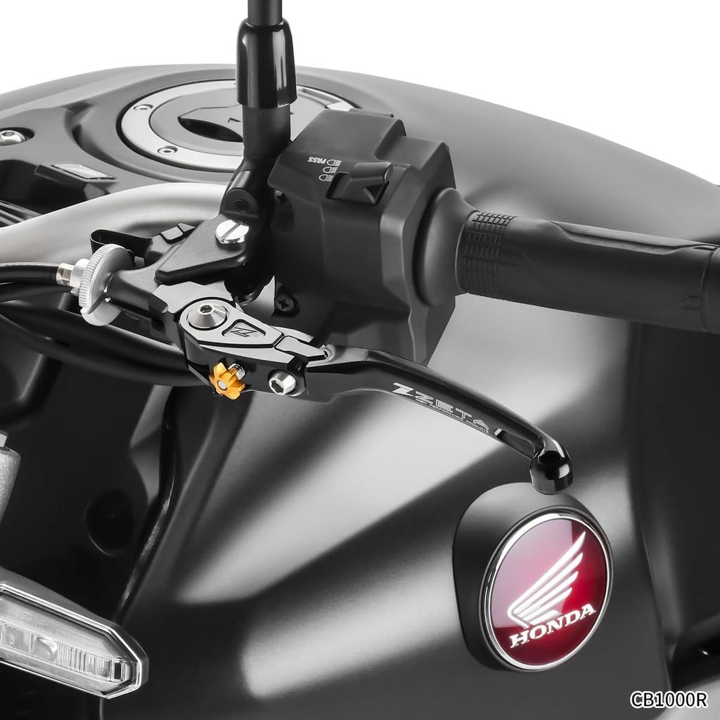 ZETA RACING Pilot Lever Set for and Aluminum Adjustable Lever Position 20 Automatic Lever Return Dirtfreak F5611 CBR1000RR-R, CBR1000RR, CBR600RR,