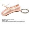 Keychain Pendant Handmade Mini Pointe Shoe Charm Keychain Dance Fans Performers Ballet Accessory Dance Lover Gift