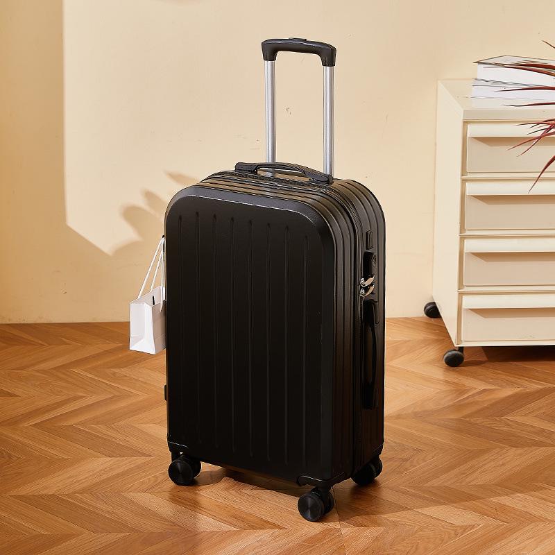 Women’s Durable Leather Trolley Suitcase: New Model, Mother-Child Carry-On with Lock
