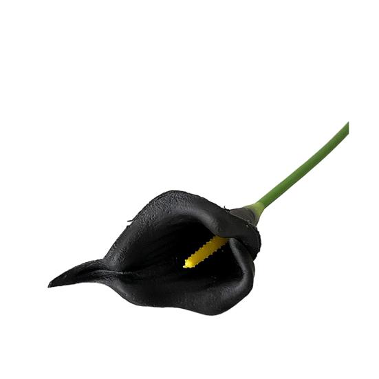 Real Touch Artificial Calla Lily Flower 13.4" Lifelike Faux Flower Branch for DIY Wedding Bouquet Home Indoor Table Centerpiece