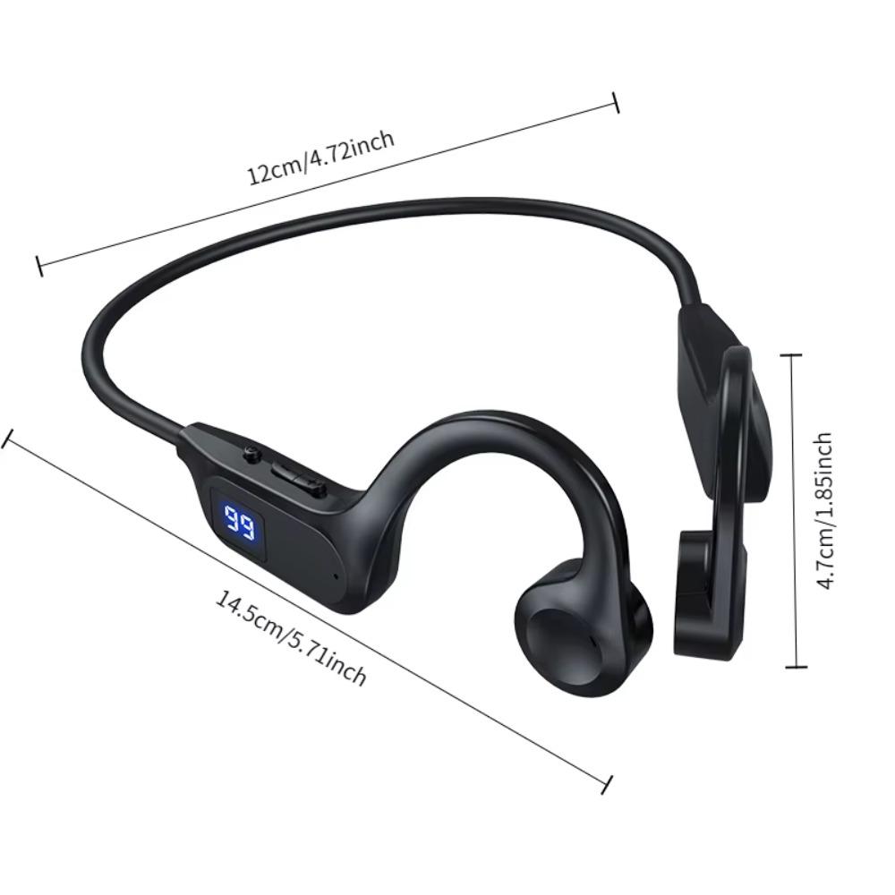 Built-in Mic Bluetooth Earphones Air Conduction Headphones Neck-Hanging Earbuds  Outdoor Activities