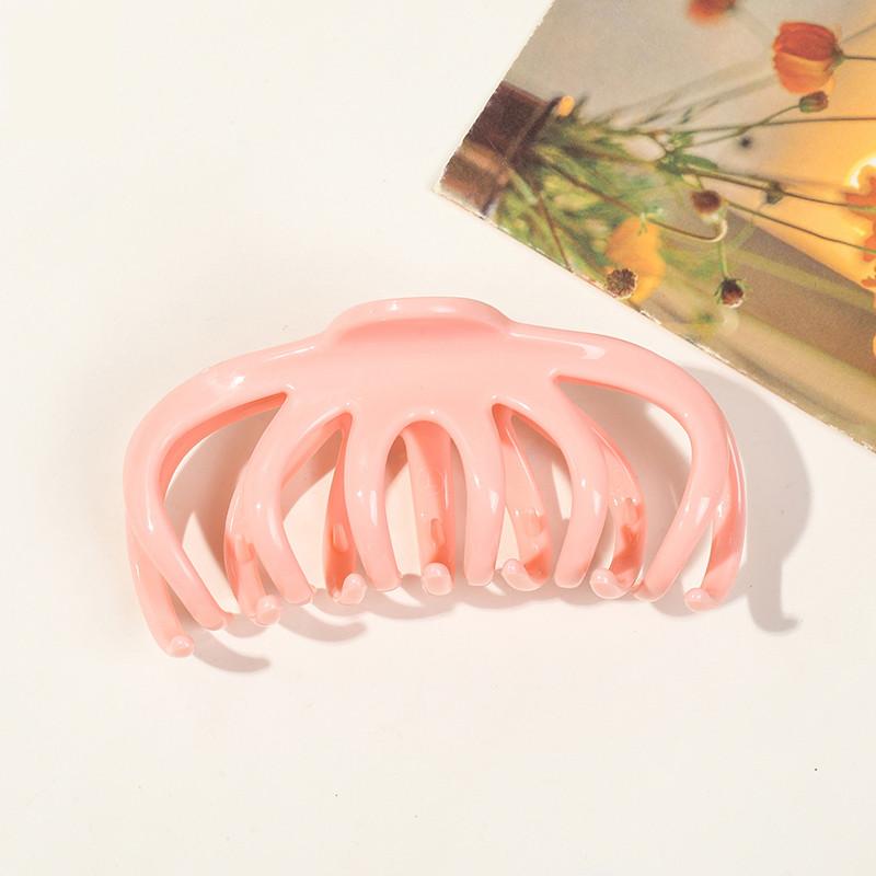 Korean Style Acrylic Solid Color Hair Clip Women's High-end Fashion Shark Clip Hair Accessories