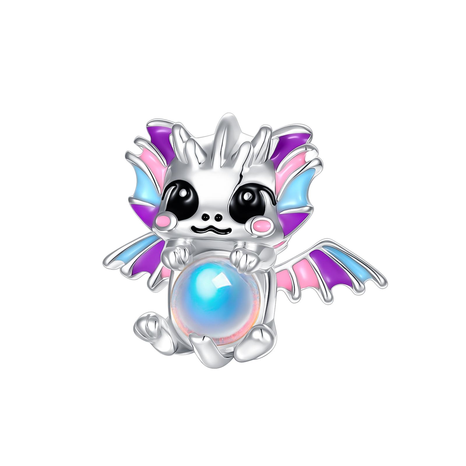 

Copper Sparkling Dragon Beads Charms Fit Original Bracelet Making Gift For Woman Jewelry Diy Fashion Pendant