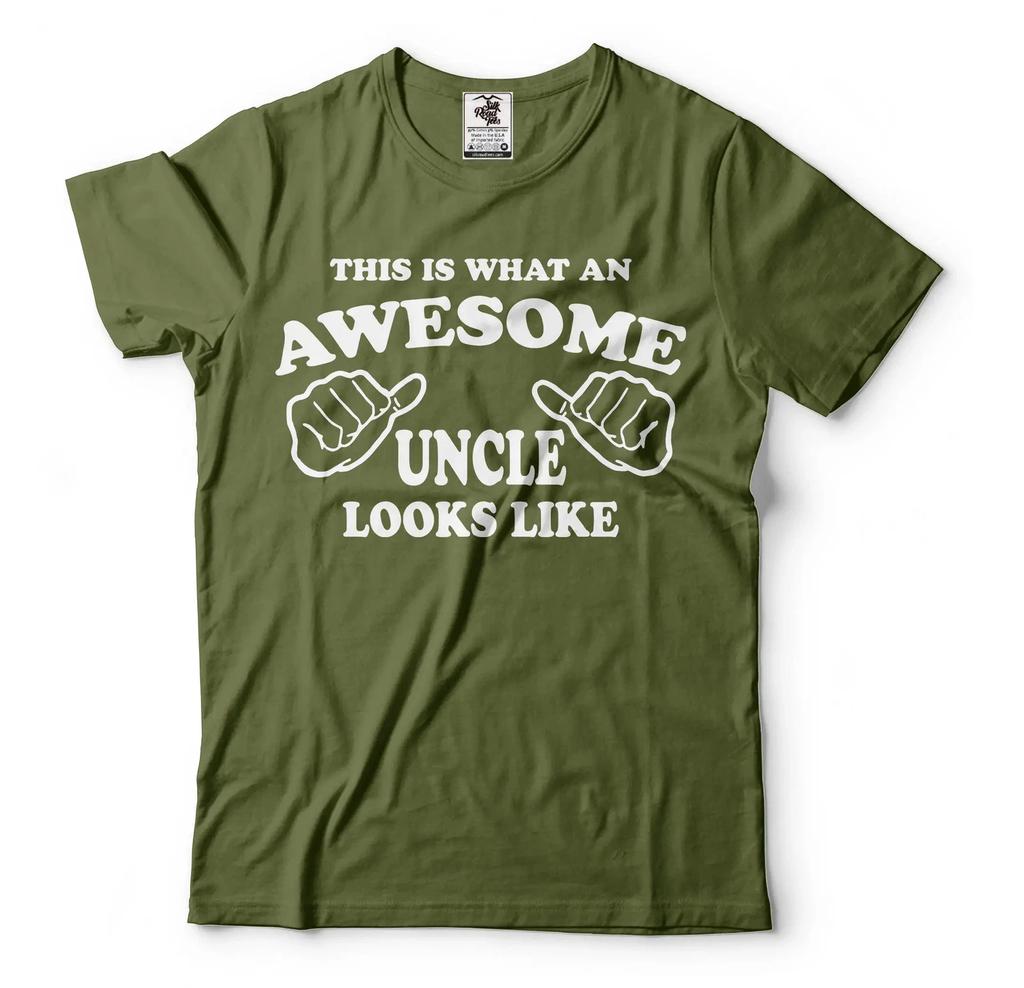Awesome Uncle Shirt Funny Uncle T Shirt Father's Day Uncle T-Shirt Uncle Gifts