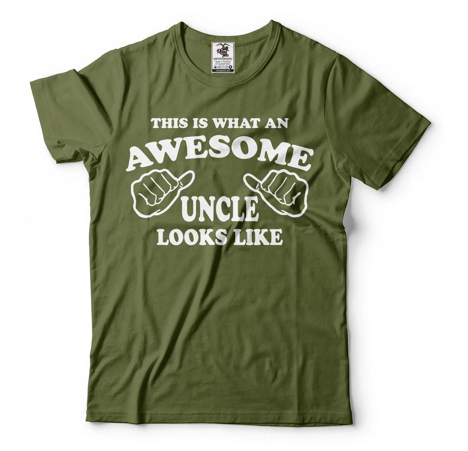Awesome Uncle Shirt Funny Uncle T Shirt Father s Day Uncle T-Shirt Uncle Gifts M