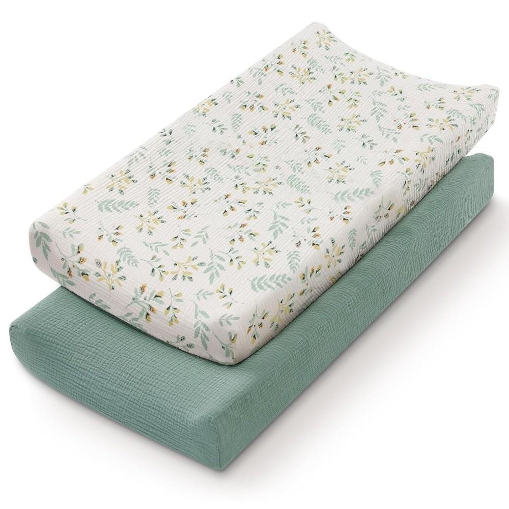 2PCS Ultra Soft Diaper Changing Pad Cover Reusable Diaper Changer Pad Diaper Changing Table