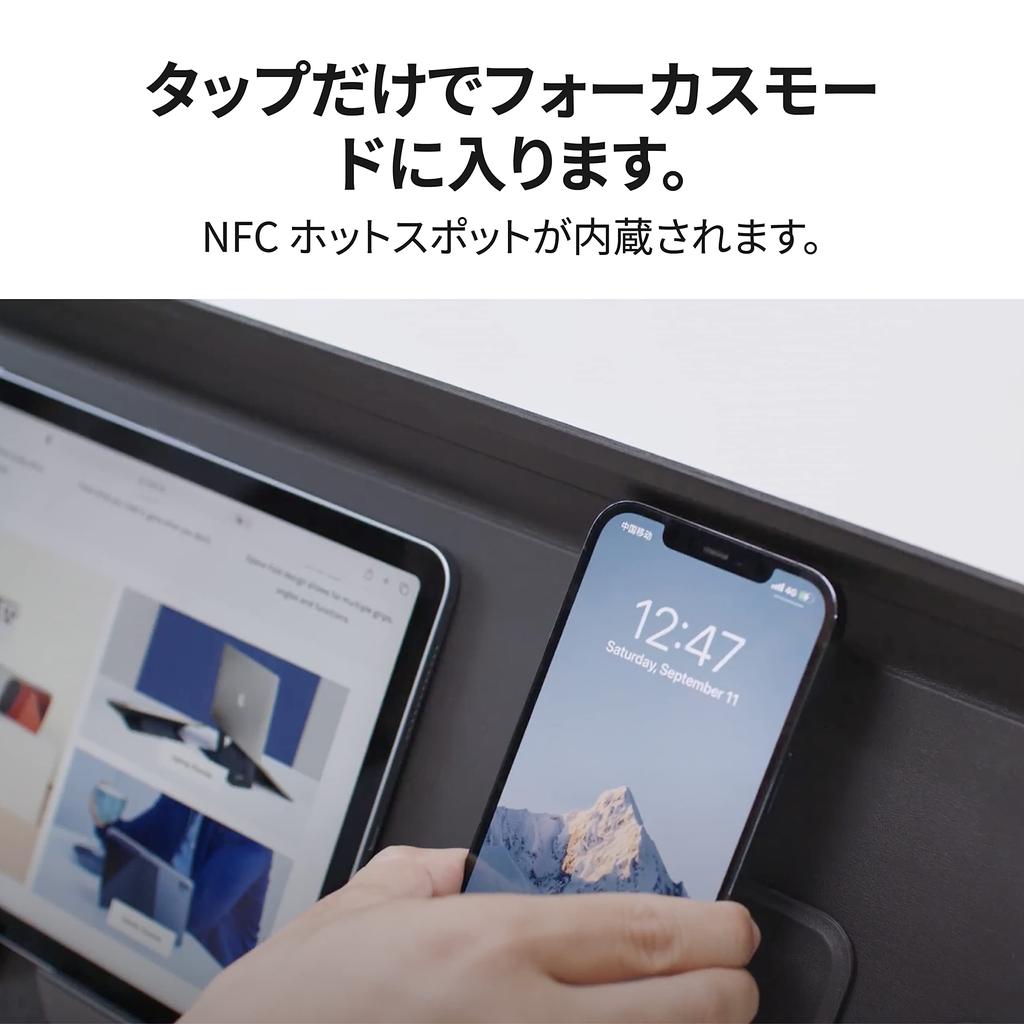 MOFT Desk Laptop Made of PU Height Comes with For Office and Home Magnetic Mat, Tablet/Bullet/Smartphone Stand, Waterproof, Multifunctional, Leather,