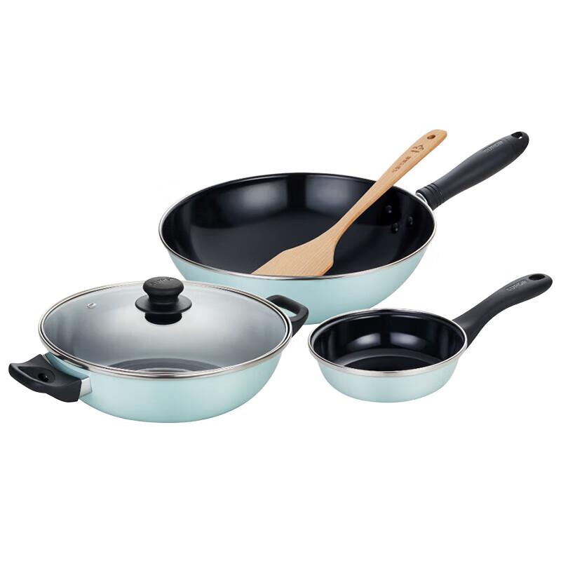 SUPOR TP2401Q 3-Piece 316 Stainless Steel Cookware Set