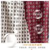 Red polka dot double-sided heterochrome 91 large square scarf women's autumn and winter simulated silk velvet scarf shawl gift mother mother