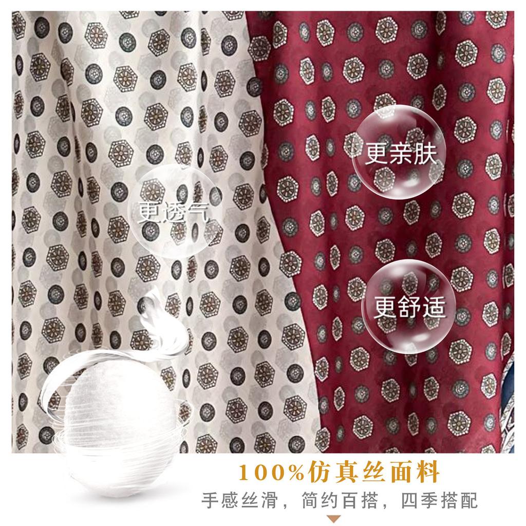 Red polka dot double-sided heterochrome 91 large square scarf women's autumn and winter simulated silk velvet scarf shawl gift mother mother