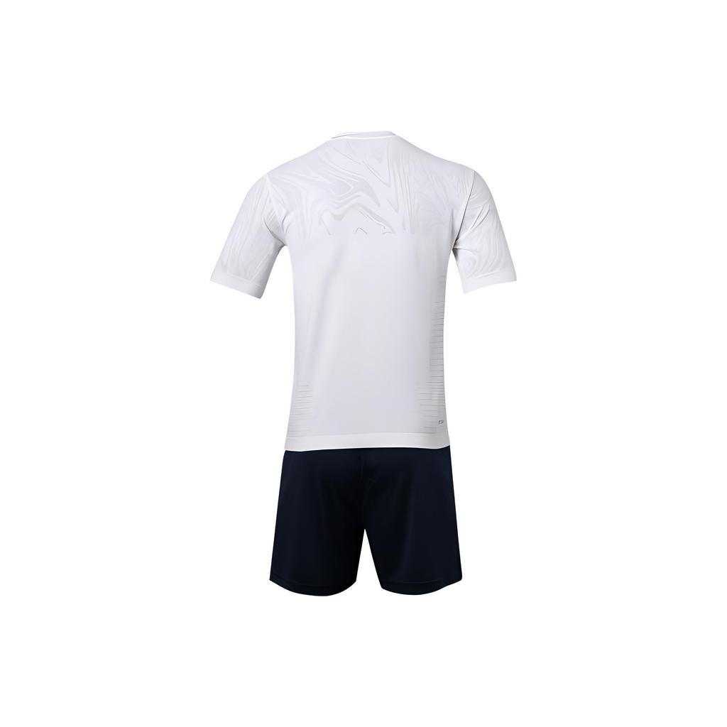 Li Ning Football Series Training Sports Integrated Weave Competition Casual Sports Suit Men Suit Standard-White AATR043-1