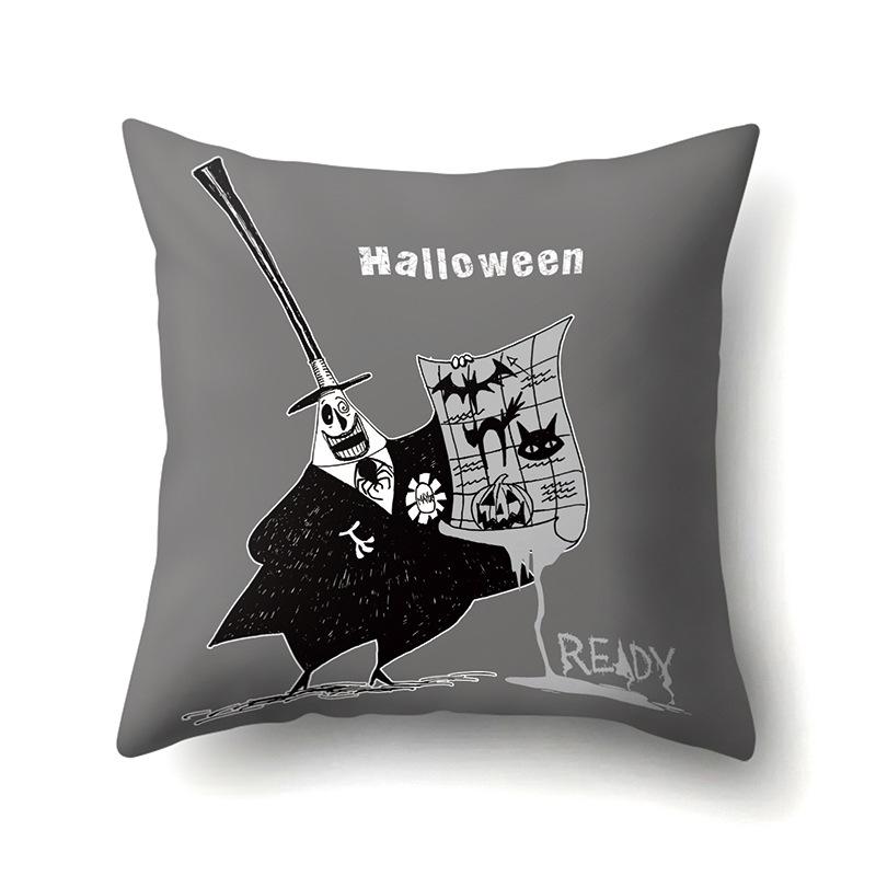Halloween Polyester Pillowcase Car Pumpkin Sofa Cushion Cover Office Home Living Room Pillowcase