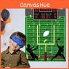 Kids Celebration Poster With Football Theme Sticker Set And Eye Mask