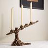 Resin Handicrafts Candlestick Bamboo Candle Stand Manual Candle Arrangement Candle Holder Wedding Decoration Centerpieces