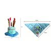 2026 New Festival Porch Goose Clothes Set, 23 Inch White Goose Birthday Hat Scarf Decor Set, Pet Goose Costume Accessories