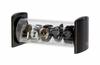 Black Watch Display Case, Made In Japan, Horizontal, Holds 5 Watches, Front Opening, Transparent, 155486