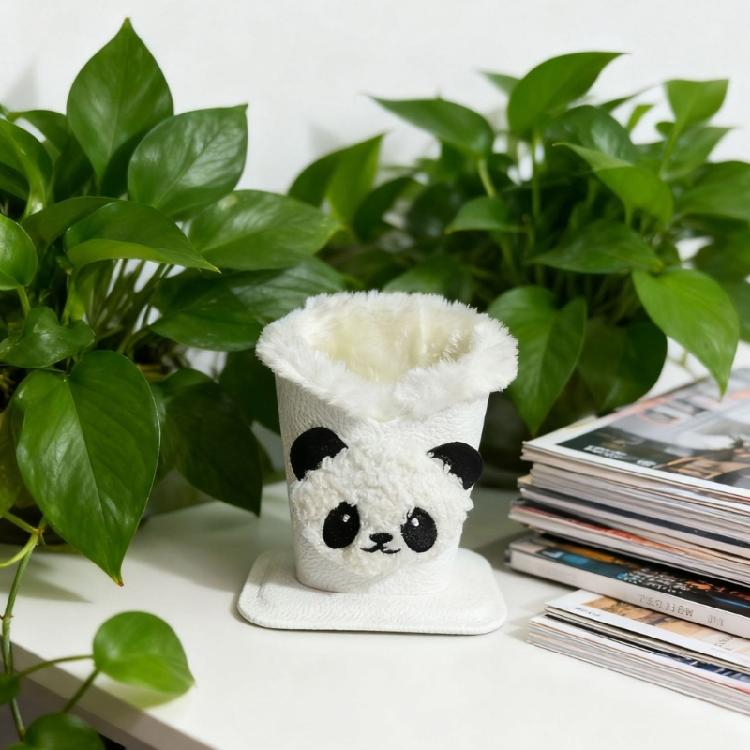 Soft Materials Versatile Plush Glasses Stand Pen Holder Desk Eyeglasses Organizer for Home Desktop Rack