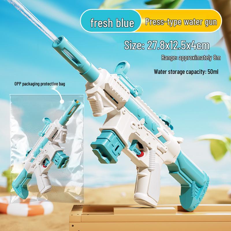 Kids' Summer Water Gun Toy - Push-Pull Design for Outdoor Parent-Child Play
