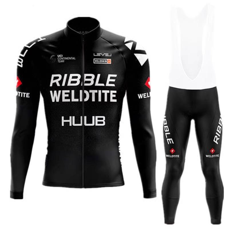 Long Sleeve  Sweat-absorbing Quick-drying Highway Spring and Autumn Men's and Women's Cycling Suit 2026 Autumn Breathable Cycling Suit Set
