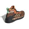 Adidas Terrex Free Hiker Fabric Non-Slip Mid-Top Hiking Shoes Men Hiking Shoes Brown Black FV6789