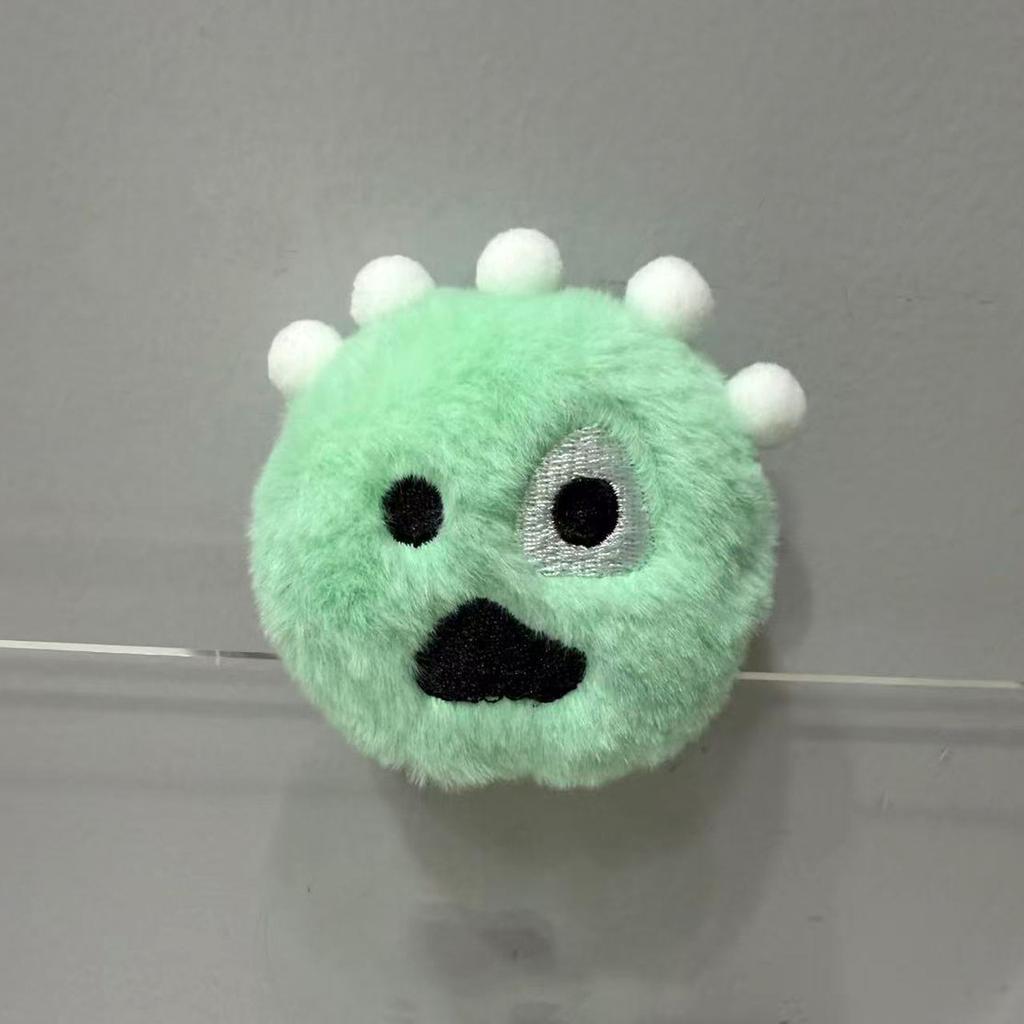 Kawaii Idol Plush Keychain Cortisball Green Album Merch Keyring Fan Bag Charm Accessories Gift Collection