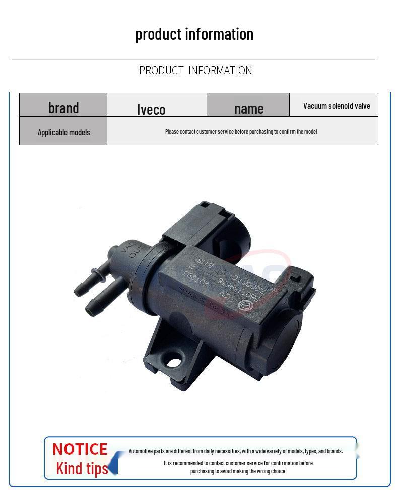 Nanjing Iveco Turbocharger EGR Control and VGT Electronic Valve