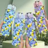 1PC Yellow Blue Daisy Floral Pattern Print 750ml Color Plastic Sports Water Bottle Leakproof Flip Straw Lid Suitable for Sports Office Home Use
