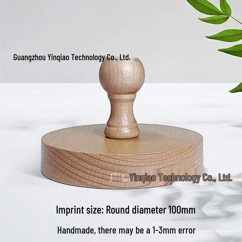 Custom DIY Wooden Rubber Stamp for Engraving and Journal Design