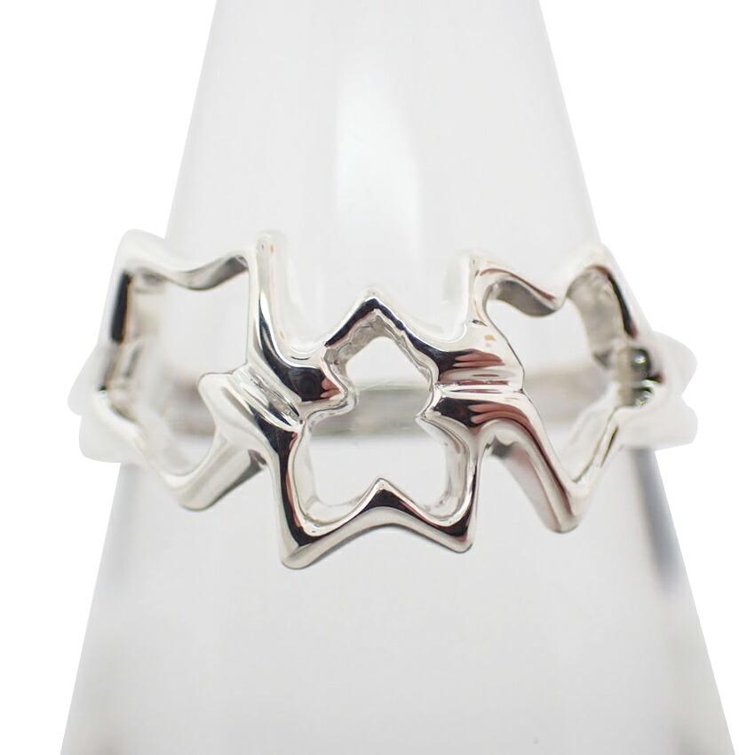 

[Б/у] Кольцо TIFFANY/Tiffany 925 Triple Star No. 11 [г359-69]