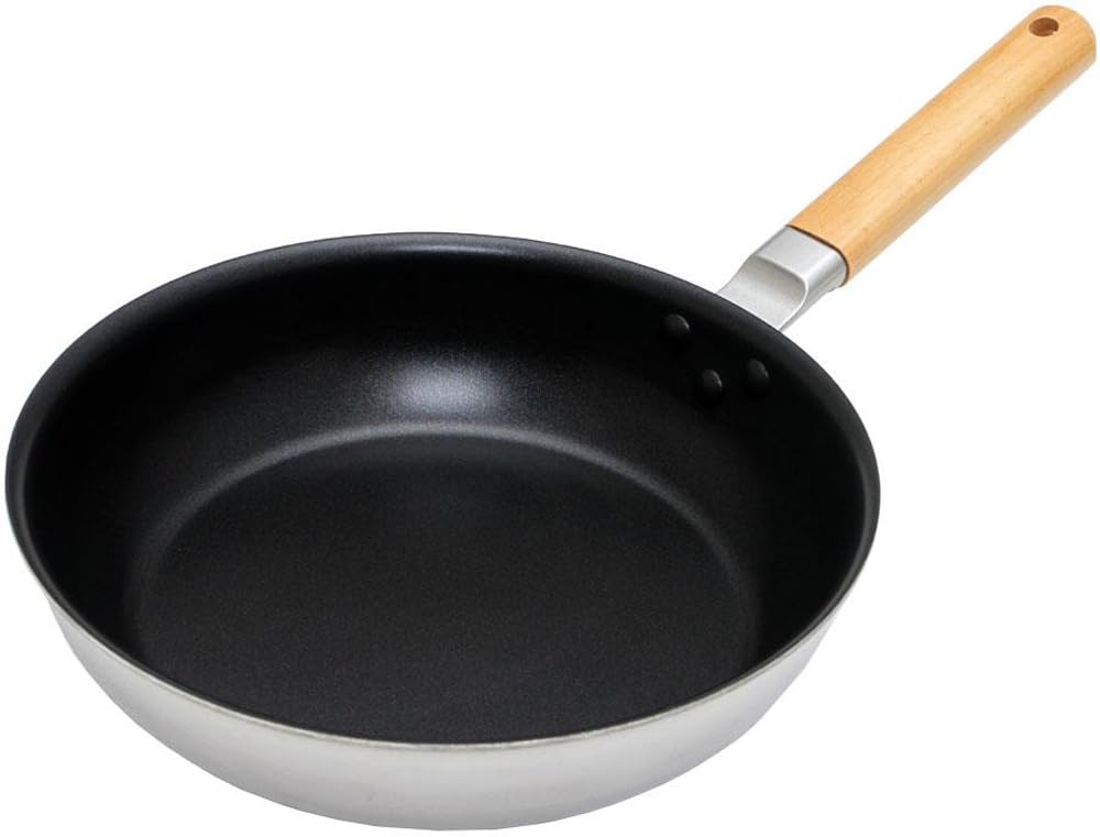 Taniguchi Metal Deep Frying Pan 26cm, IH and Gas Stove Compatible, Even Heating with Excellent Heat Conductivity and Retention, Delicious Cooking,