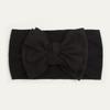 Spring thin baby plain bow headscarf, children's soft and comfortable nylon headband, baby headband
