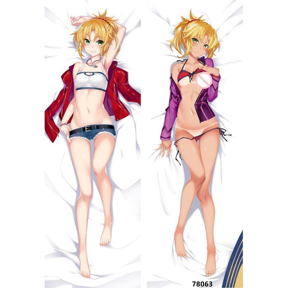 60x180cm MMF Anime Dakimakura tělový povlak na polštář Fate Stay Night Saber Hugging Potah na polštář Manga 1