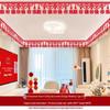 Double Happiness Ceiling Decorations for Wedding Bedroom