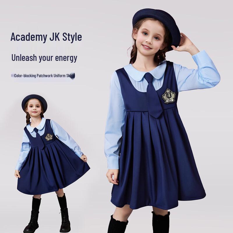 ABC KIDS Girls  School Style Pleated Dress 120