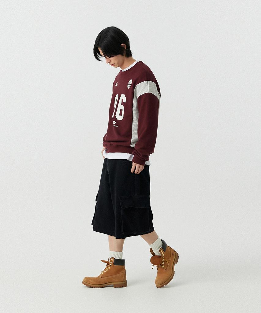 STENDS [M~4Xl] Cargo Pocket Bermuda Denim Pants_Black