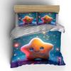 "Smiling Starry Night Set" Bedding Duvet Cover Set Duvet Cover Pillowcases (1 * Duvet Cover 2 * Pillowcases, Without Duvet Insert)