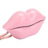 European Style Home Telephone Fashionable Pink Lips Shape Desktop Landline PhonePink