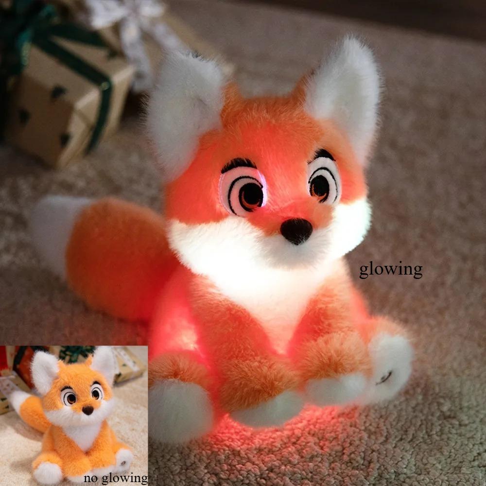 

Glow Fox Light Up Stuffed Animal Led Night Light Fox Soft Plush Toy Adorable Birthday Children S Day Valentines For Toddler Kids