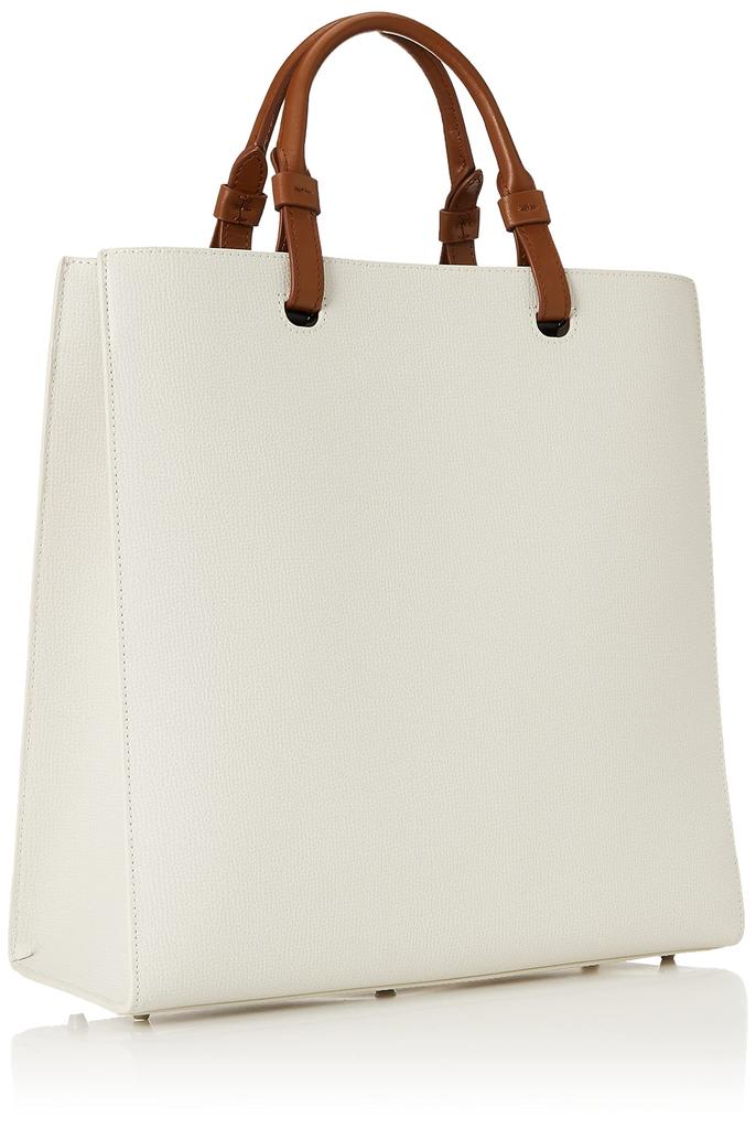 Furla VARSITY STYLE Tote Bag in Marshmallow and Women's Nero.