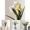Realistic Pu Irish Iris Flower For Outdoor Events Home Office Decoration Gift