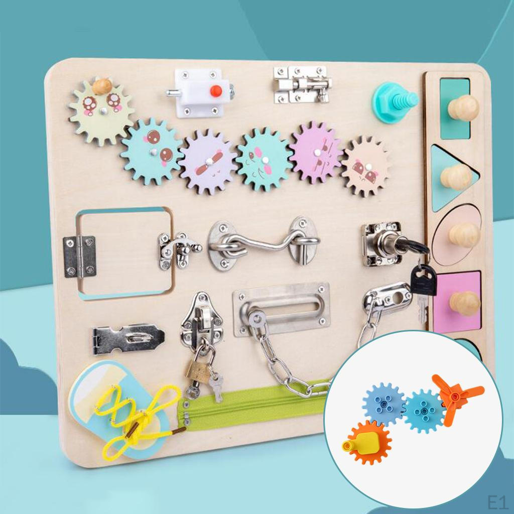 DIY Busy Board Accessories Gear Toy Activity Tools No Burrs
